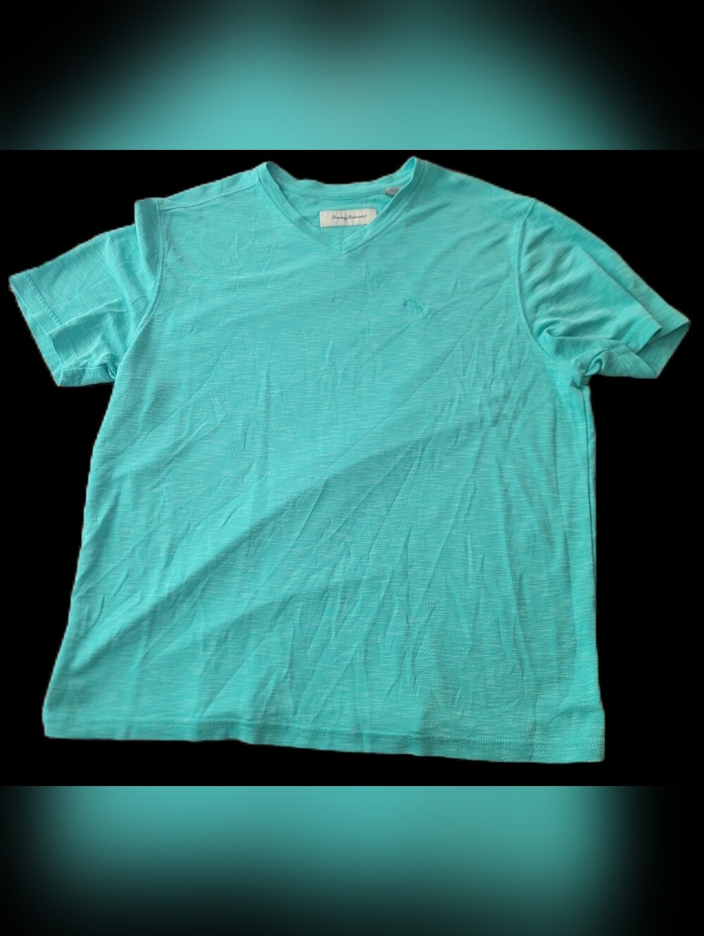 Tommy Bahama Teal Green Shirt Large